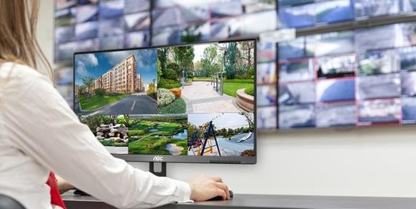 AOC M1系列安防监控专用显示器，赋能智慧安防，实现全局洞察